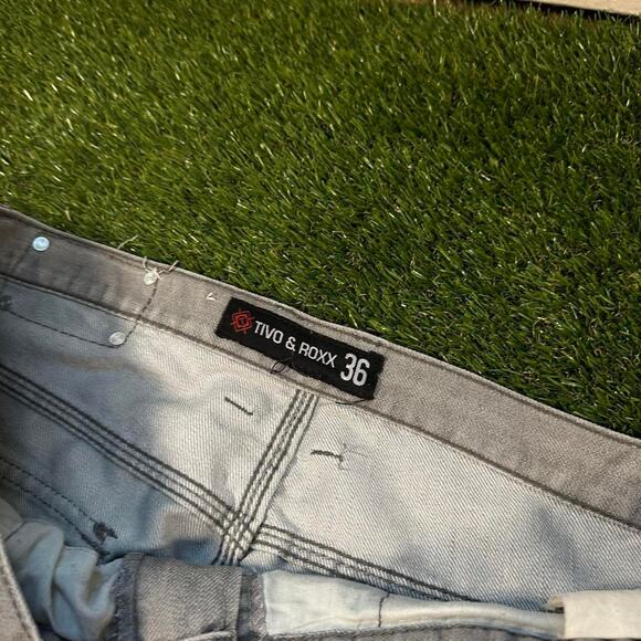 Y2K GREY JEANS STRAIGHT FIT - Picture 5 of 5